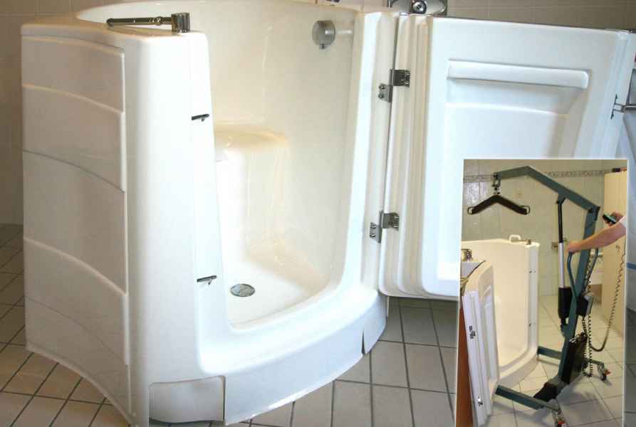Sitzbadewanne / Personenlift